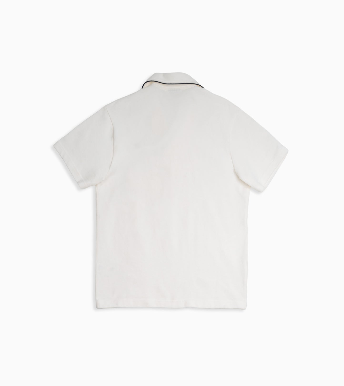 Polo de parches Drôle de Monsieur blanco