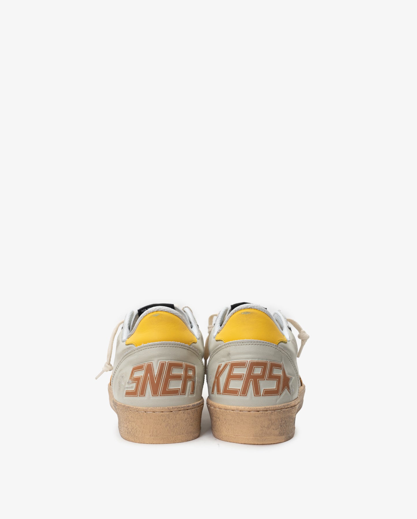GOLDEN GOOSE Ball Star Leather Upper Toe Hell and Spur Suede