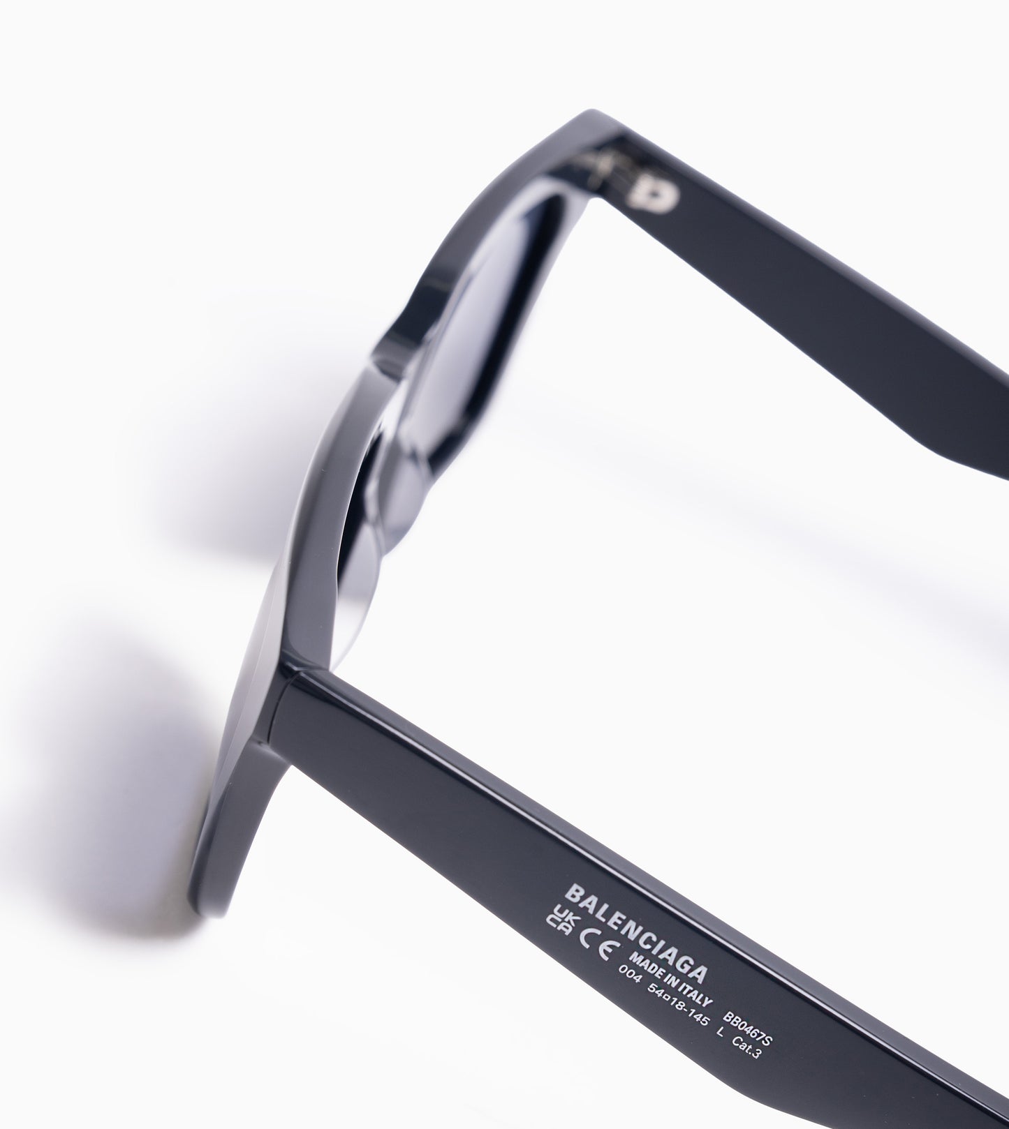 BALENCIAGA Soho Square Sunglasses Black