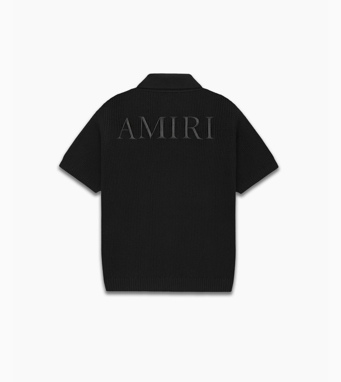 AMIRI Crochet Mesh Shirt Black