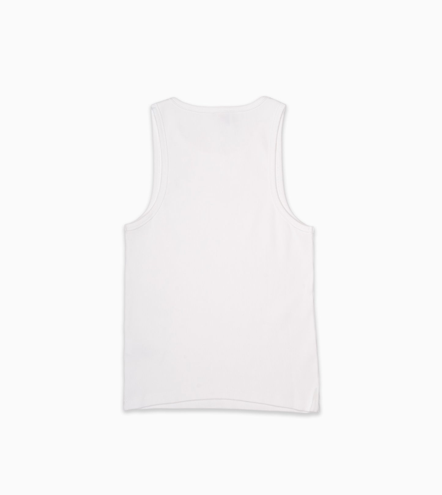 CASABLANCA Ribbed Tank Top White