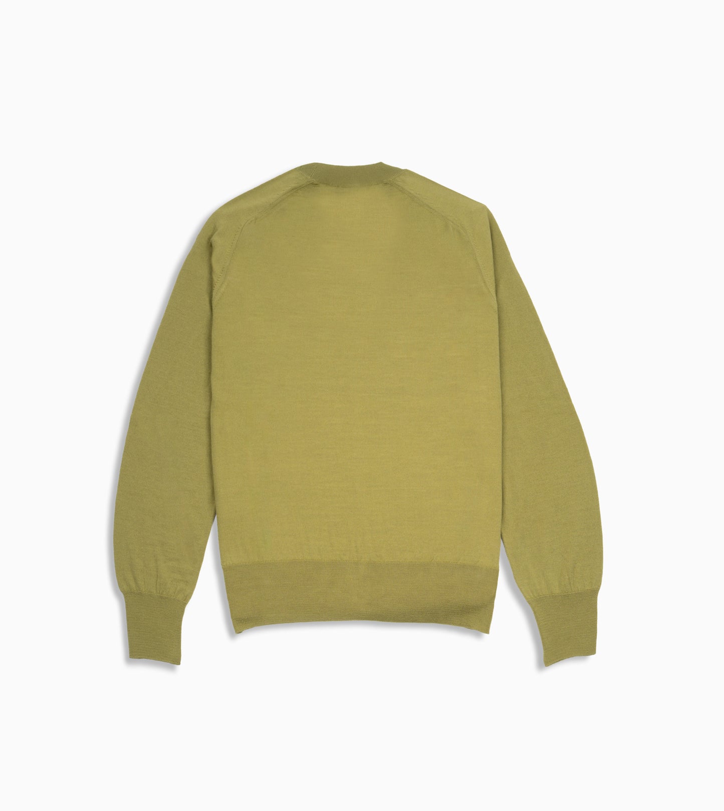 Sudadera AMI Paris verde matcha con logo en contraste