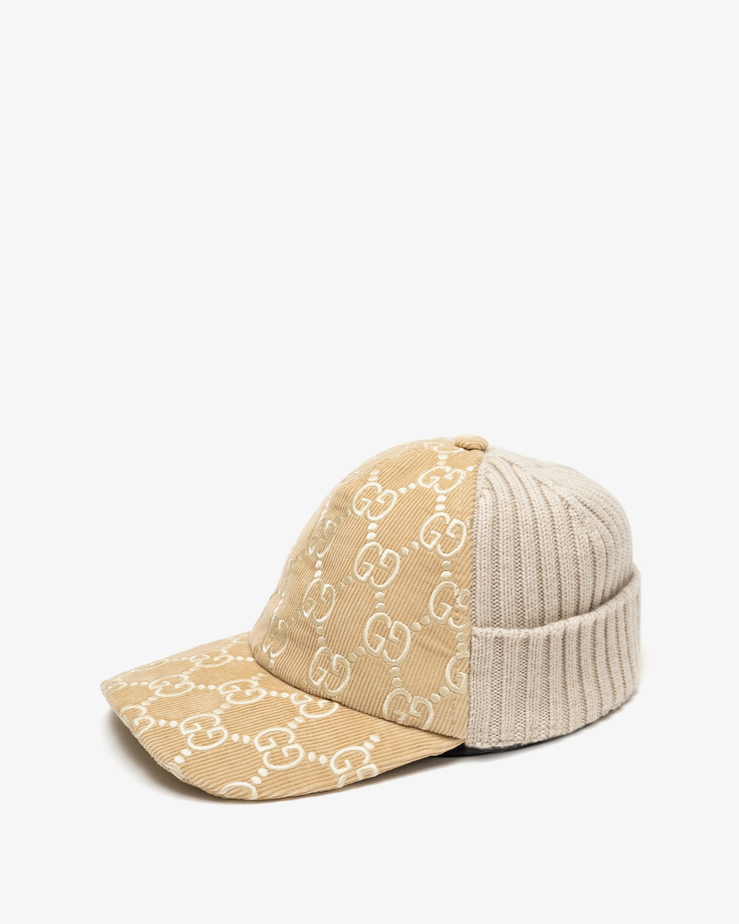 GUCCI Hat Pierre Cord Beige