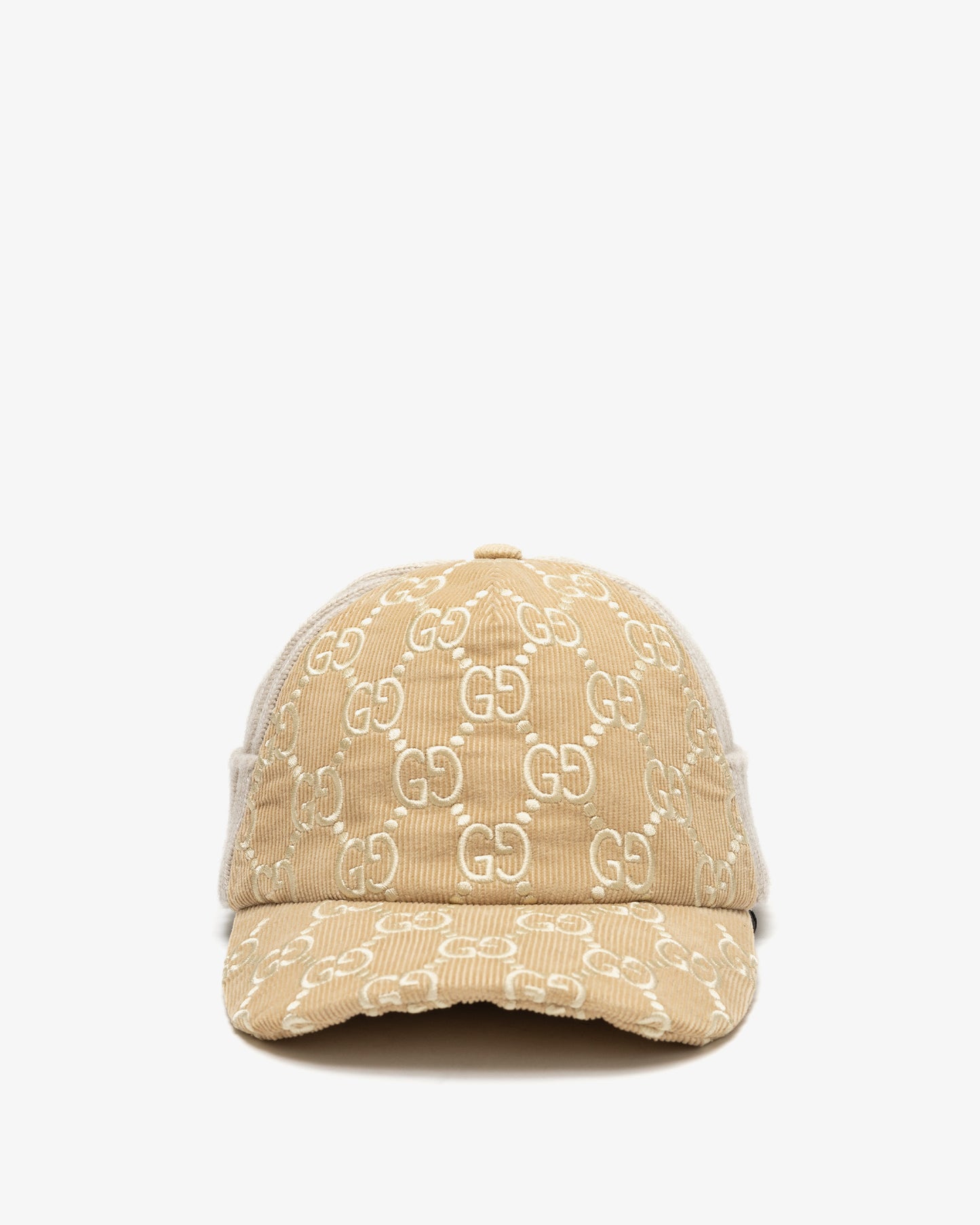 GUCCI Hat Pierre Cord Beige