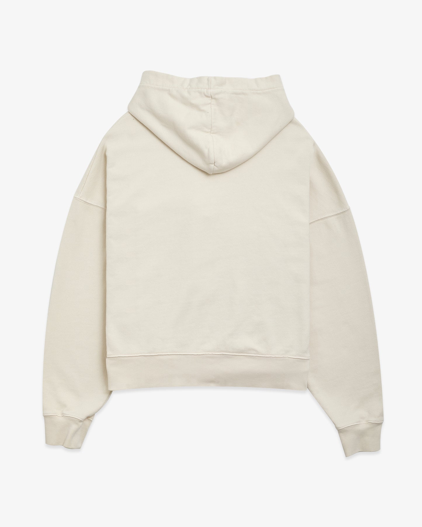 PALM ANGELS Collar Logo Hoodie Off White-Red