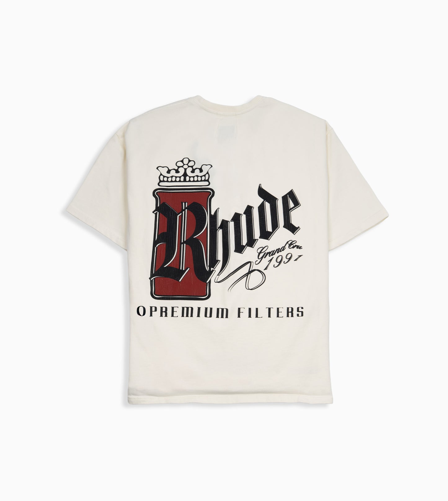 Camiseta Rhude Fumar 91 con estampado gráfico