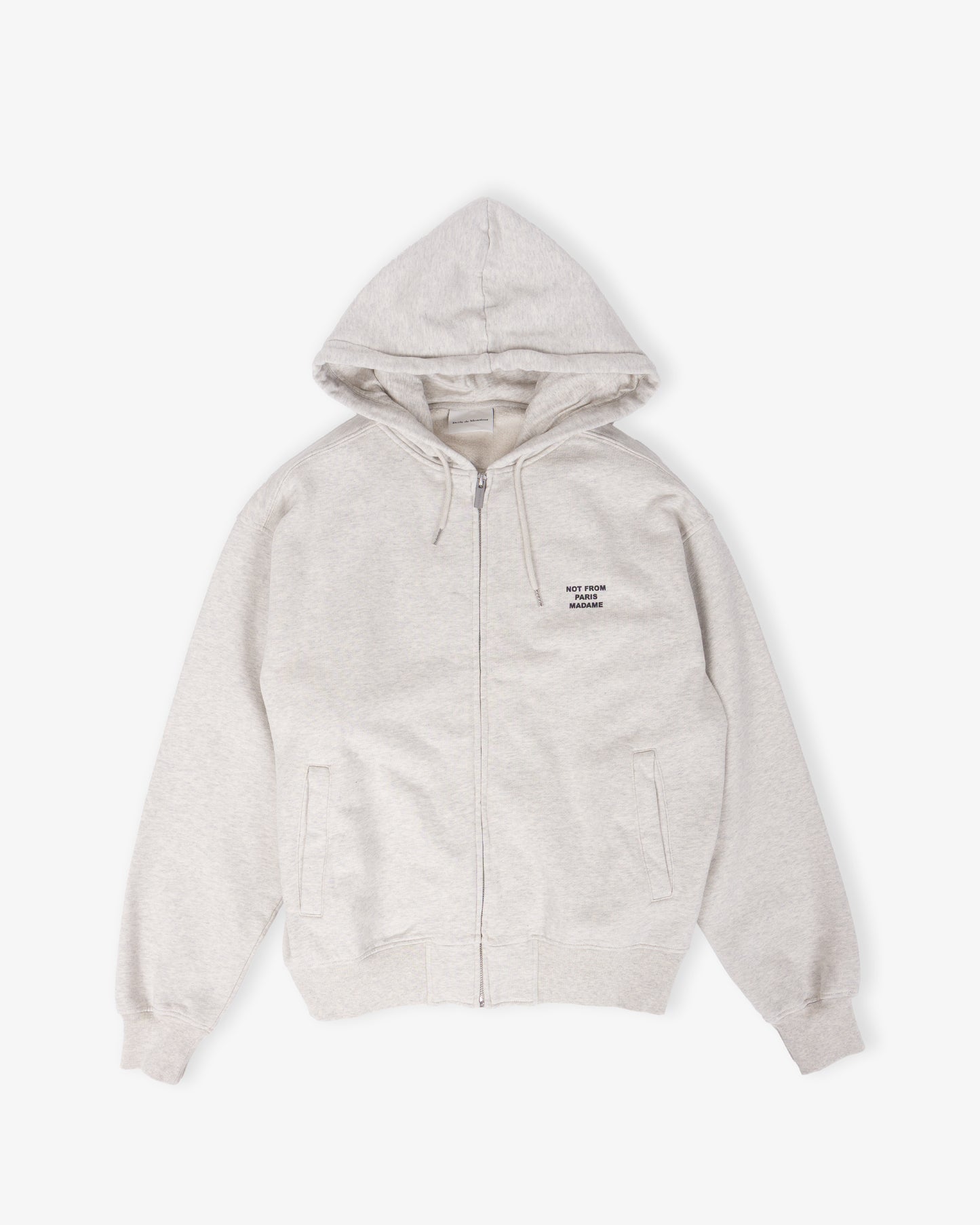 DRÔLE DE MONSIEUR Slogan Zip Sweatshirt