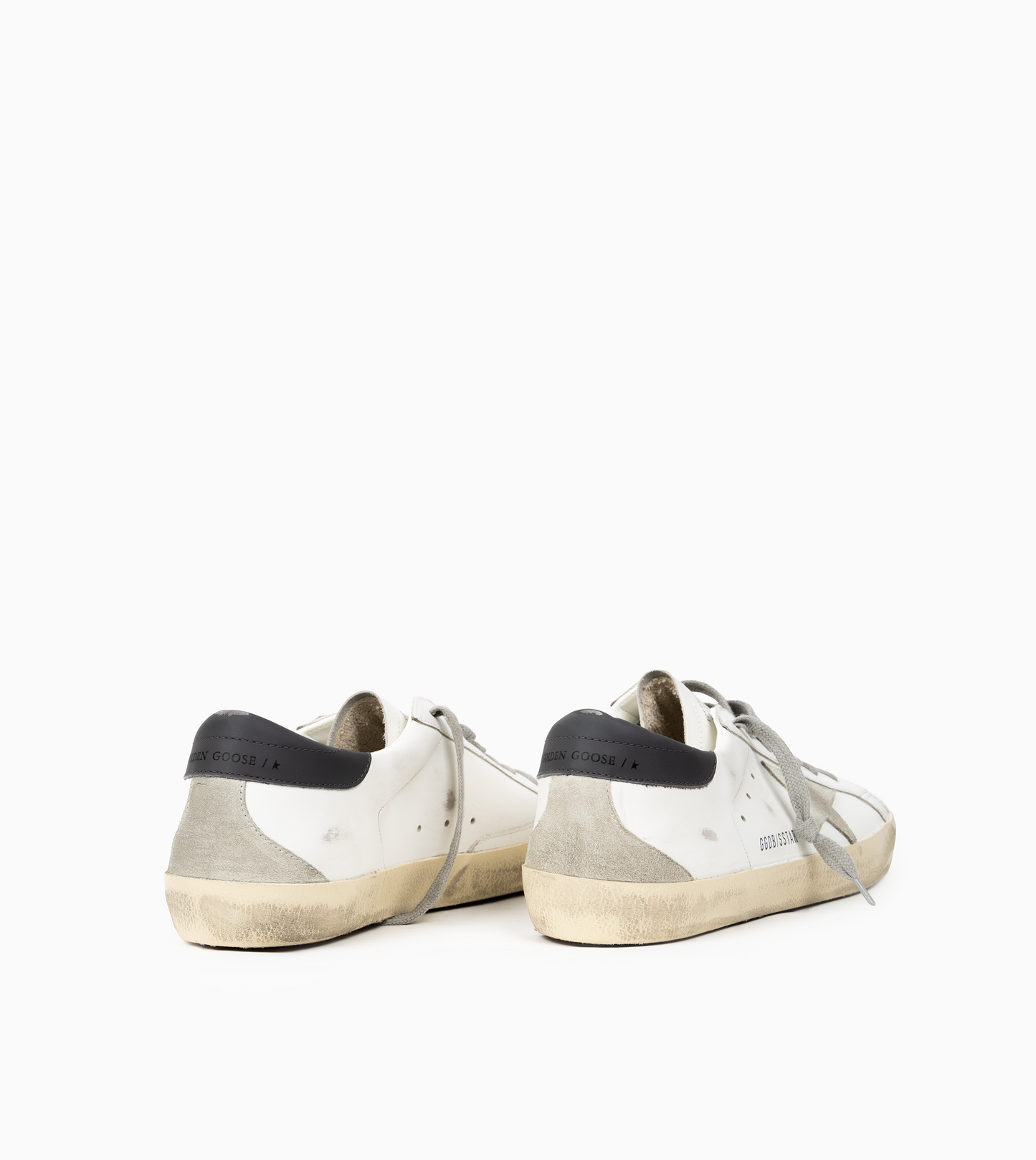 GOLDEN GOOSE SUPER STAR Leather Upper and Heel Suede Star and Spur