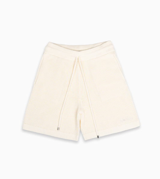 AMIRI Crochet Mesh Short Ivory