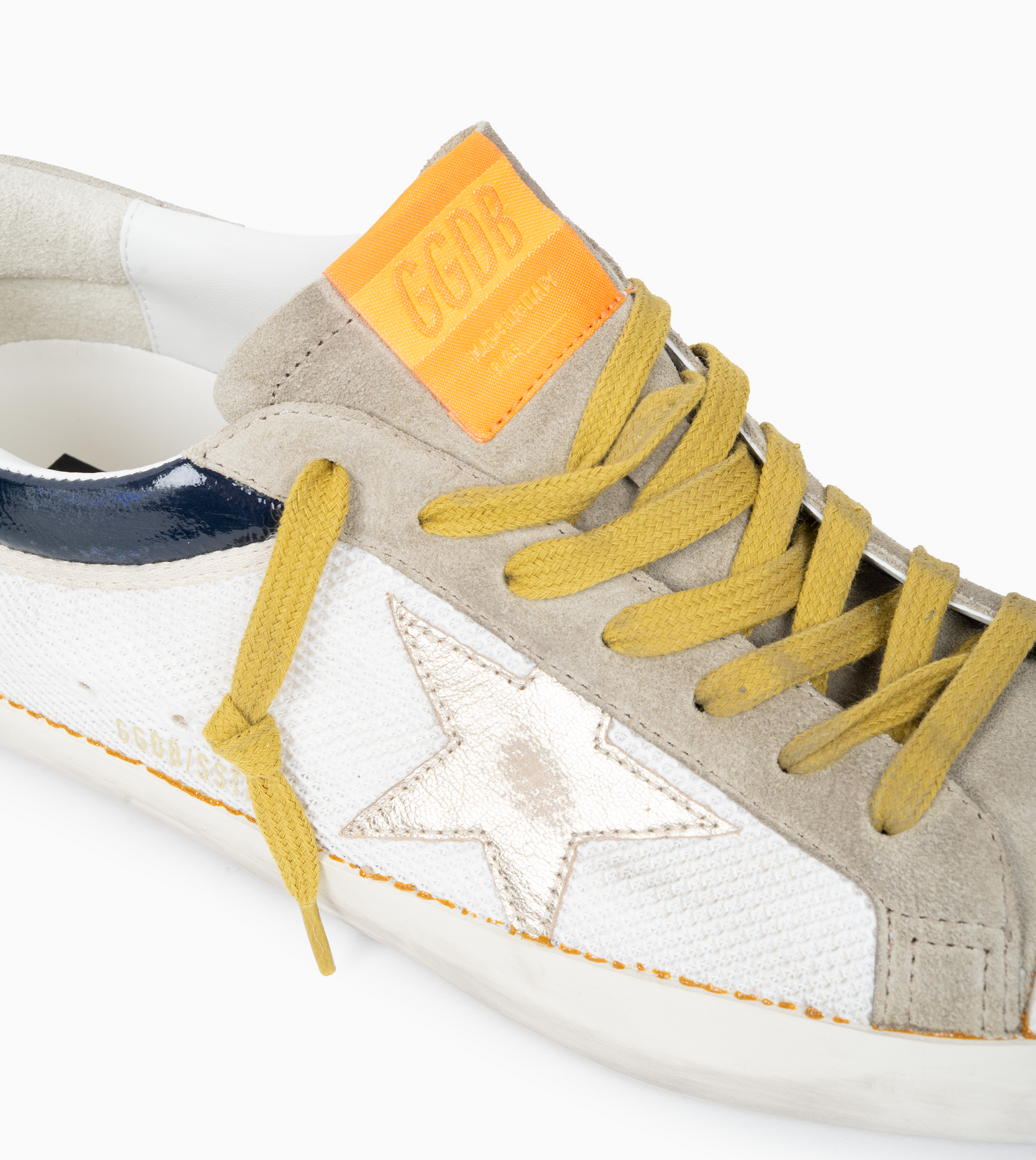 GOLDEN GOOSE SUPER STAR Net and Naplak Upper Suede