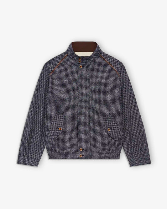 DRÔLE DE MONSIEUR Houndstooth Baracuta Jacket