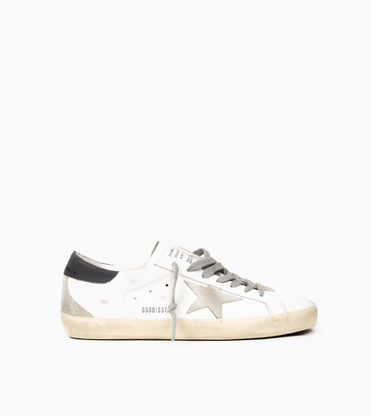GOLDEN GOOSE SUPER STAR Leather Upper and Heel Suede Star and Spur