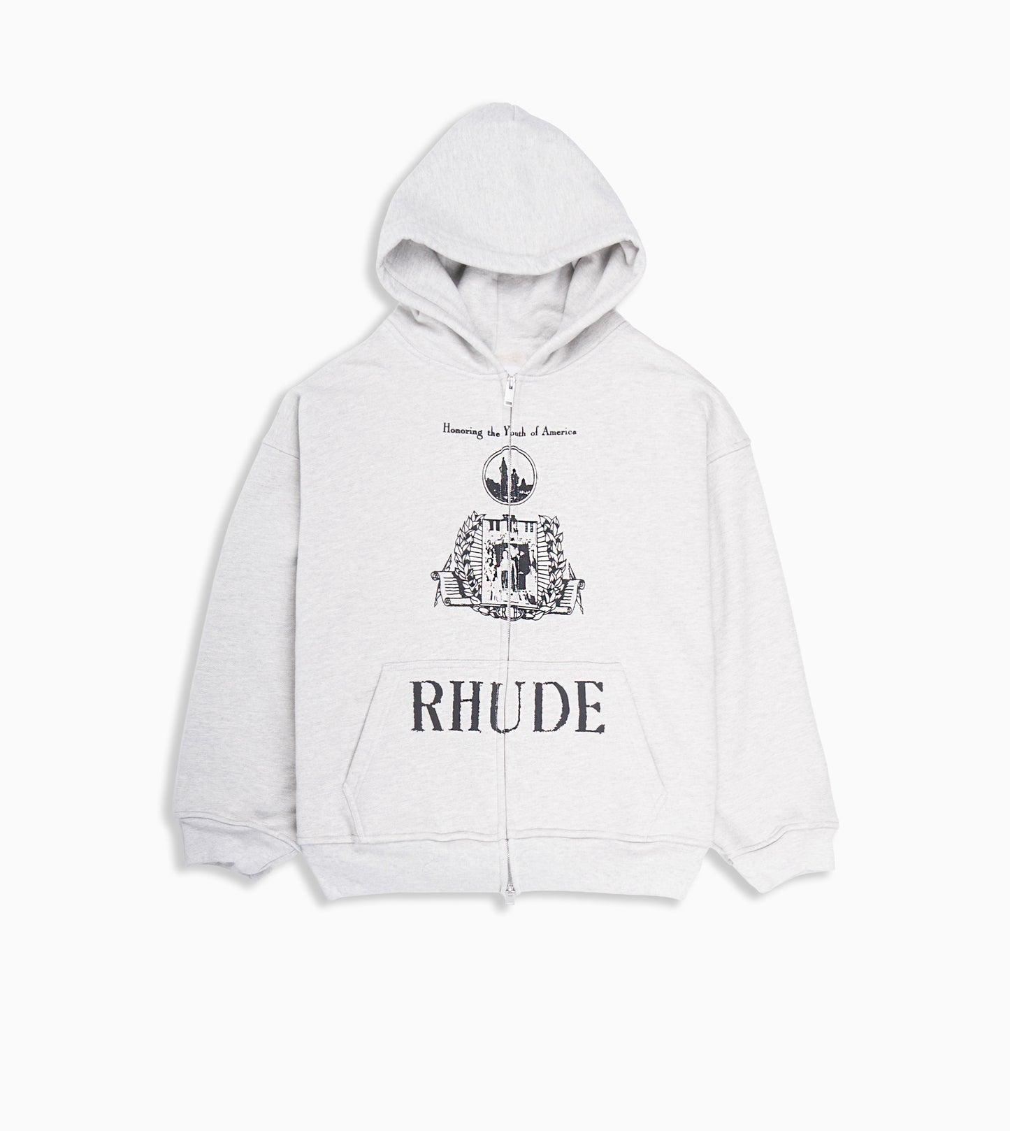 RHUDE ST.Rhude Seal Zip-Up Hoodie