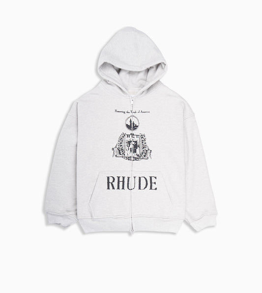 RHUDE ST.Rhude Seal Zip-Up Hoodie