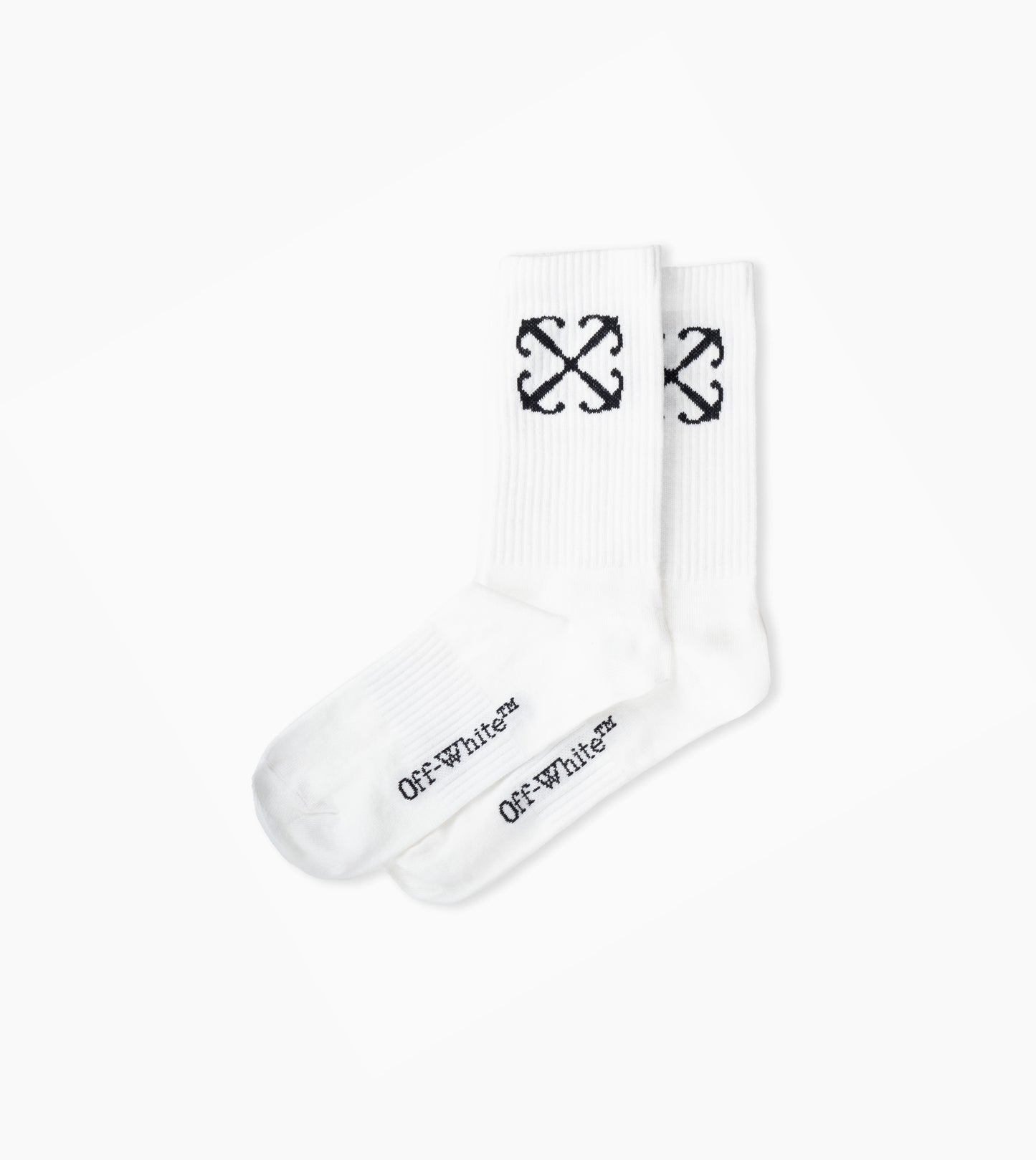 OFF-WHITE Arrow Mid Socks White