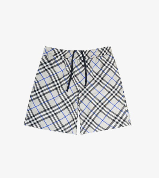 BURBERRY Check Silk Shorts