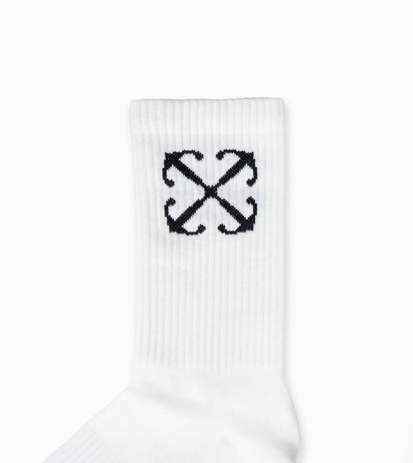 OFF-WHITE Arrow Mid Socks White