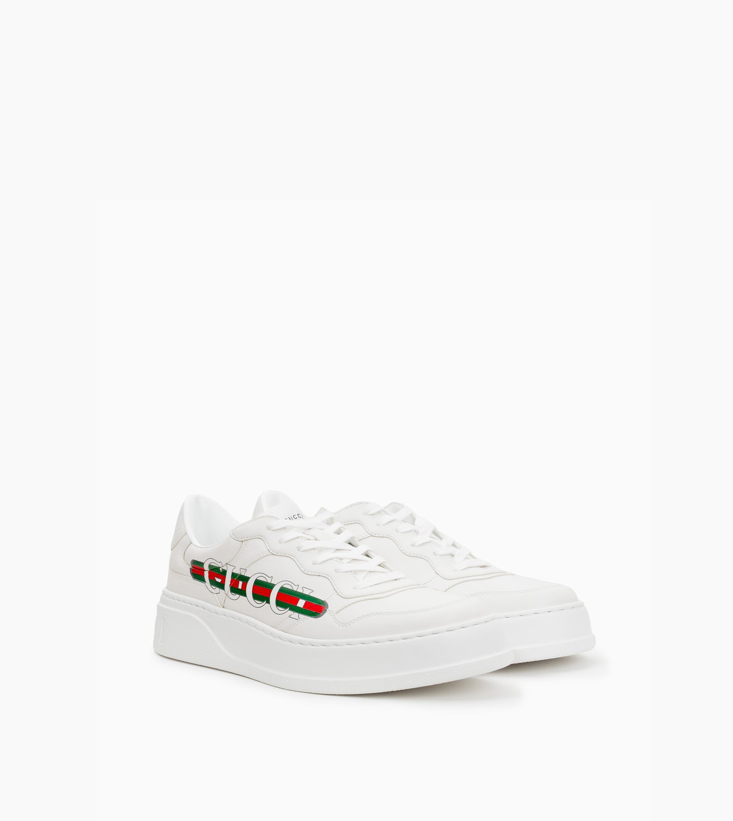 GUCCI Thick-Soled Sneaker White