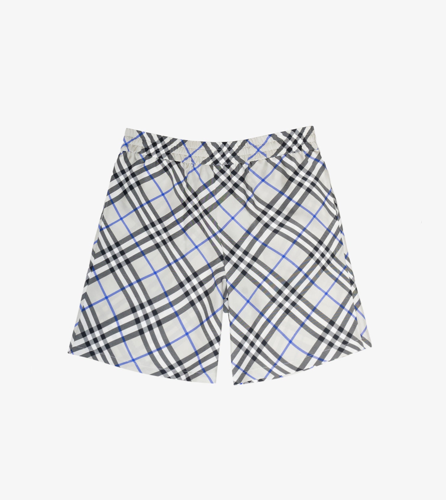 BURBERRY Check Silk Shorts