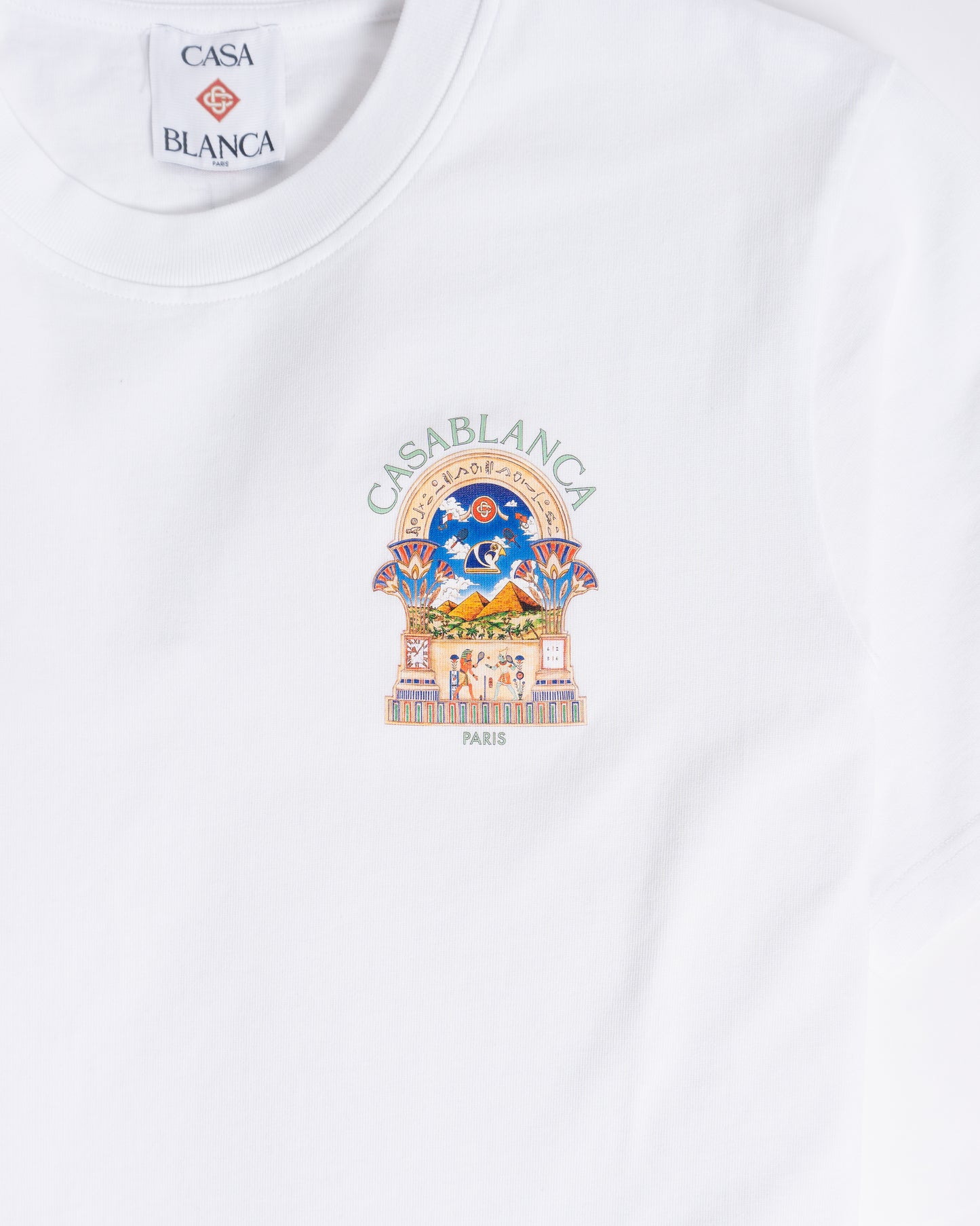 CASABLANCA Classic T-Shirt Egyptian Arch