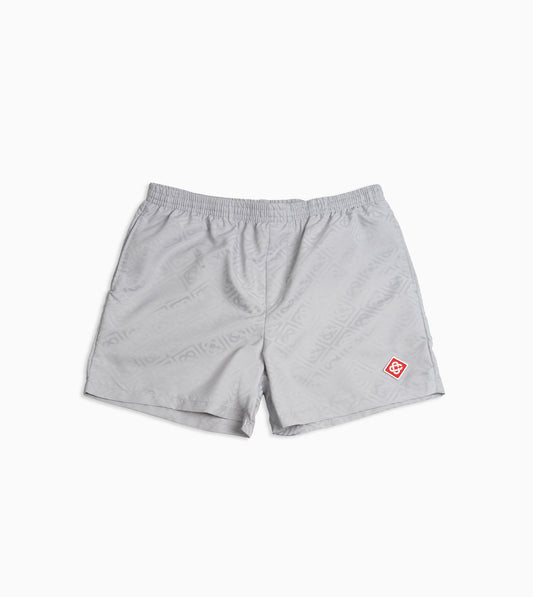 Bañador corto con monograma Jacquard CASABLANCA Gris