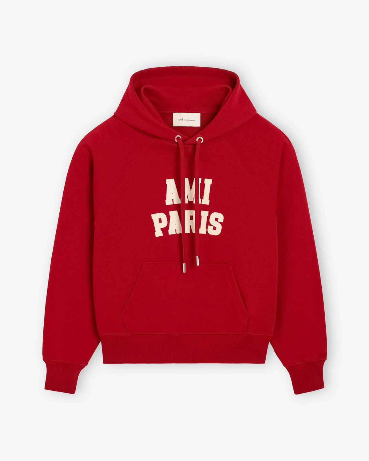 AMI PARIS Hoodie with Ami Paris Felt Embroidery