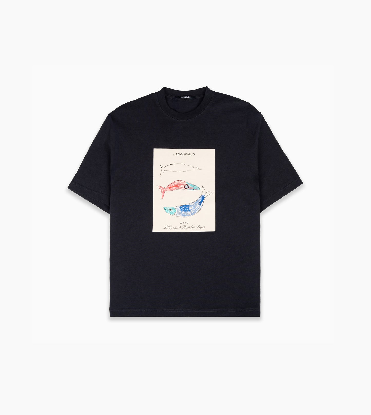 JACQUEMUS Le Tshirt Marino Navy