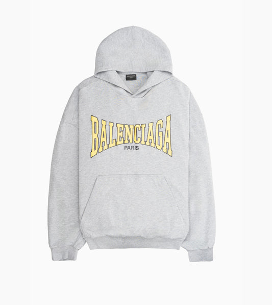 BALENCIAGA Regular Hoodie Boxing Vintage Grey