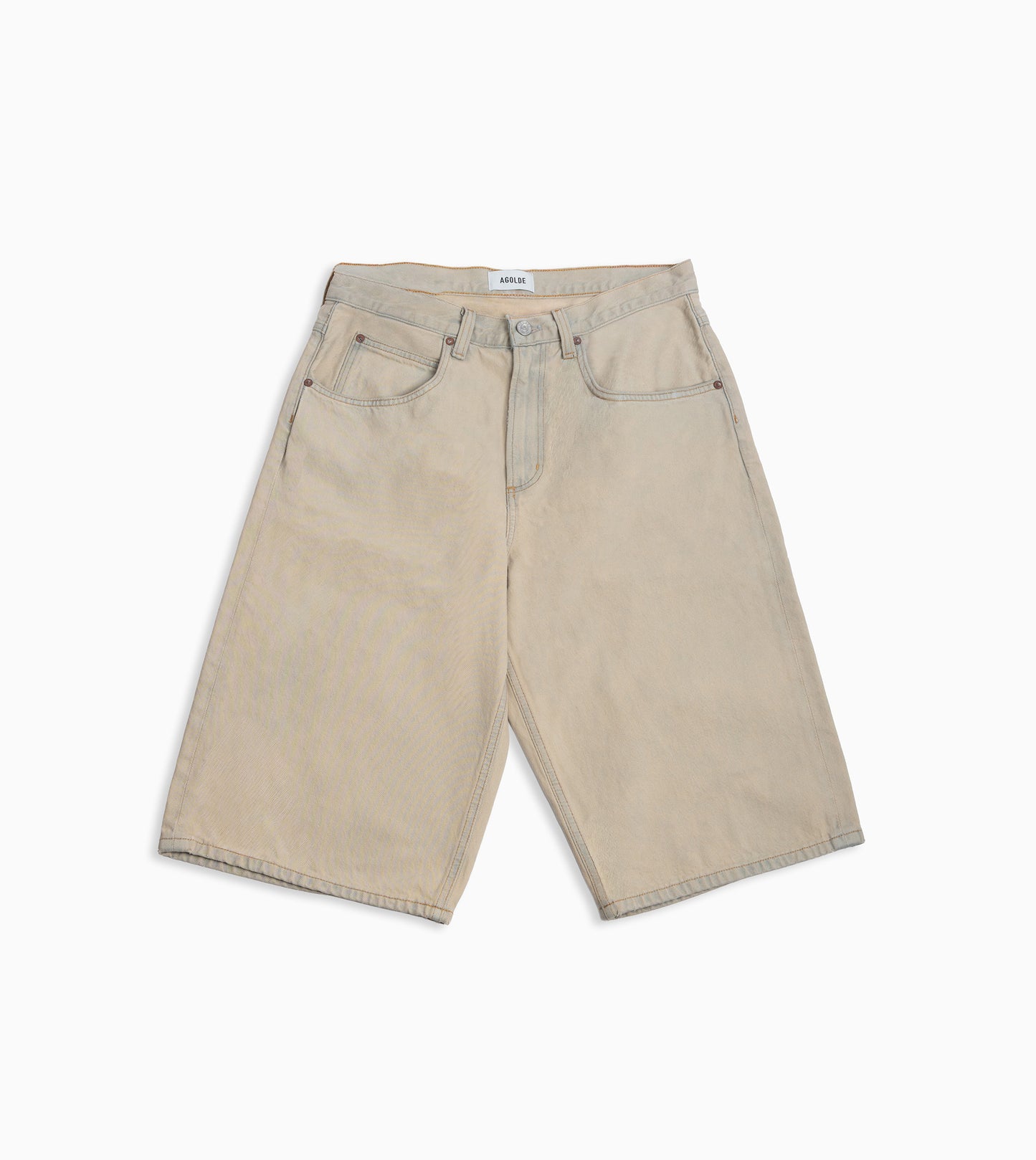 AGOLDE Fusion Skate Short Caqui