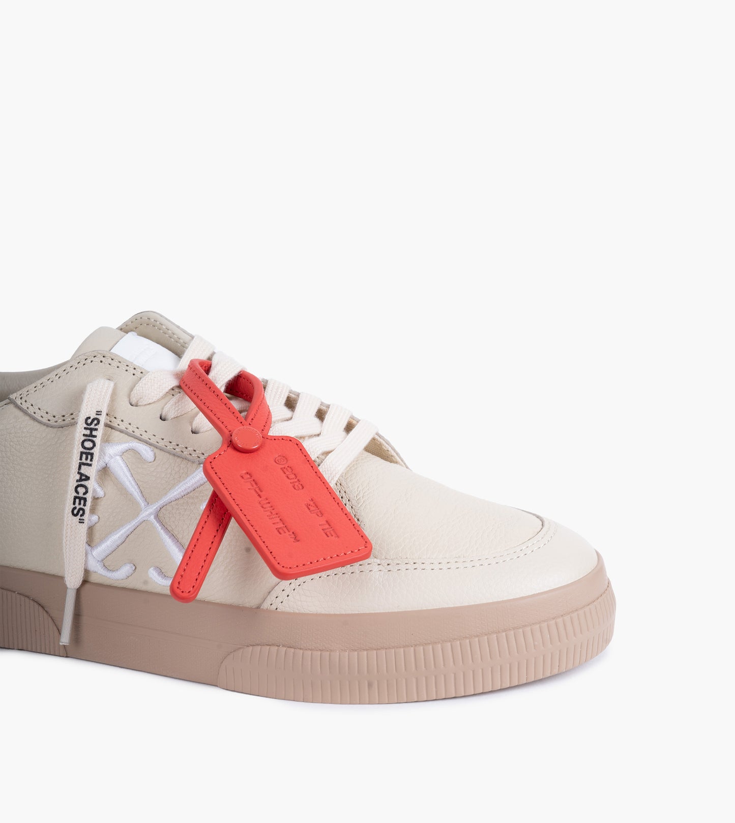 OFF-WHITE New Low Vulcanized Calf Leather Beige