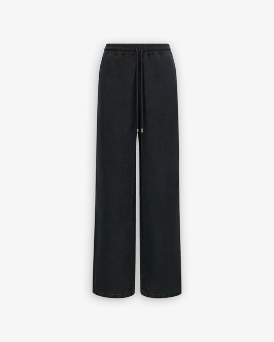AMIRI Script Linen Casual Pant Black