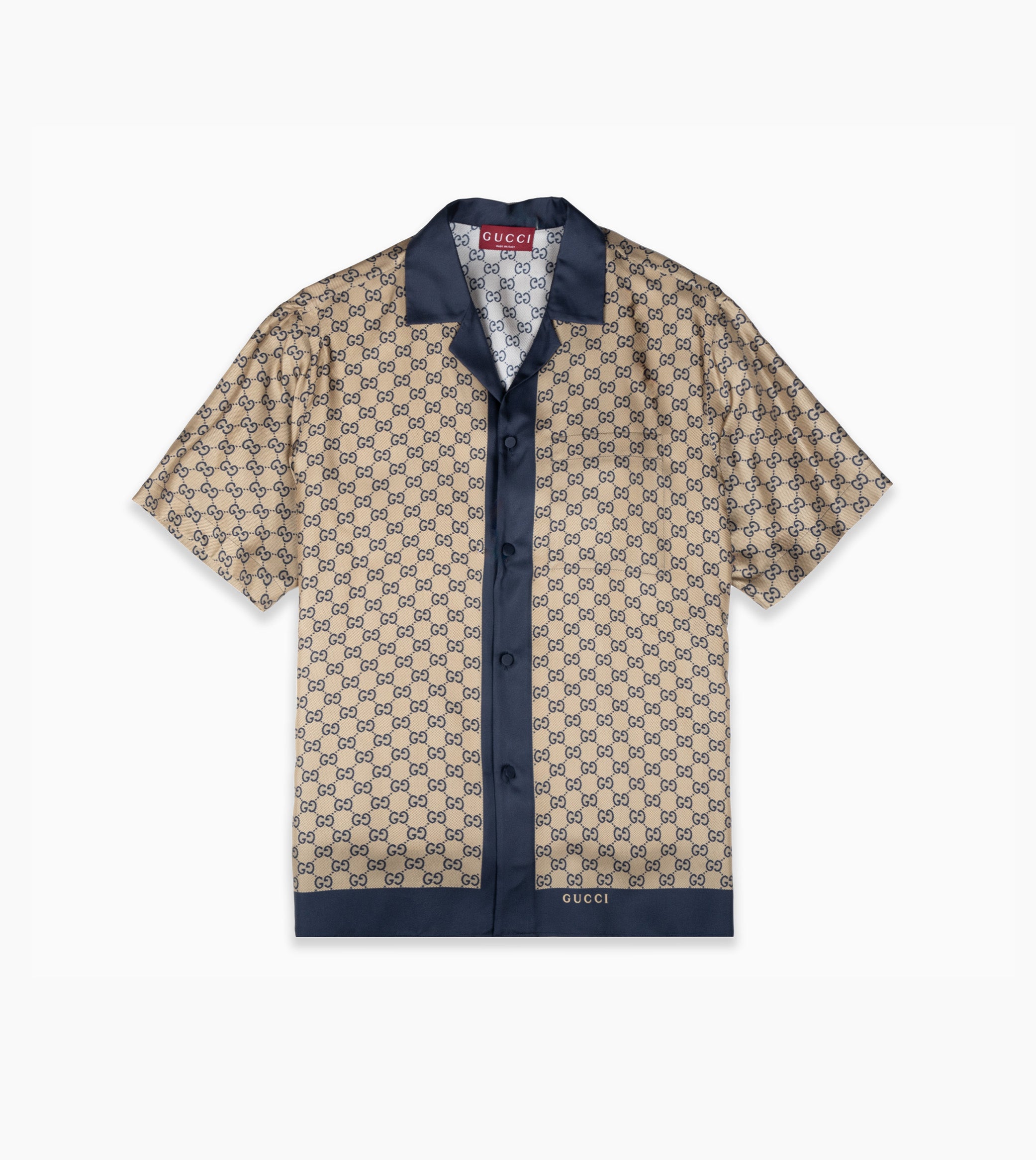 GUCCI Silk Shirt with Print – Man | Chapeau Valencia