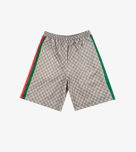 GUCCI Technical jersey short with Web