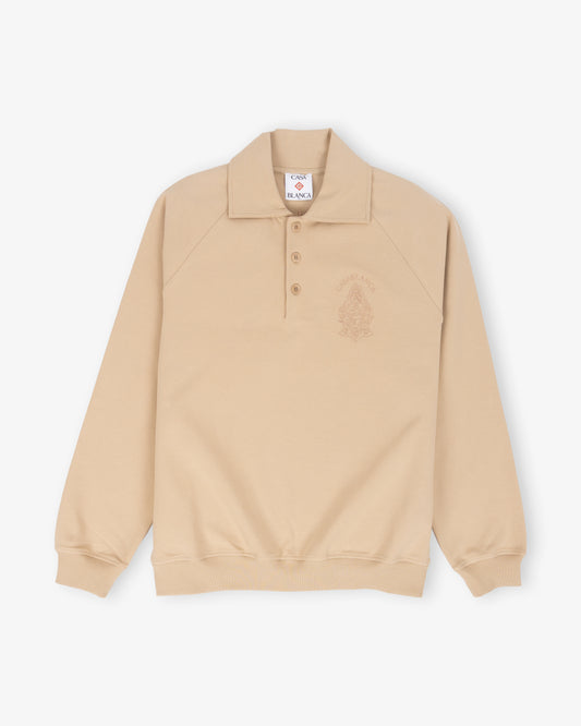 CASABLANCA Punto Collared Sweatshirt
