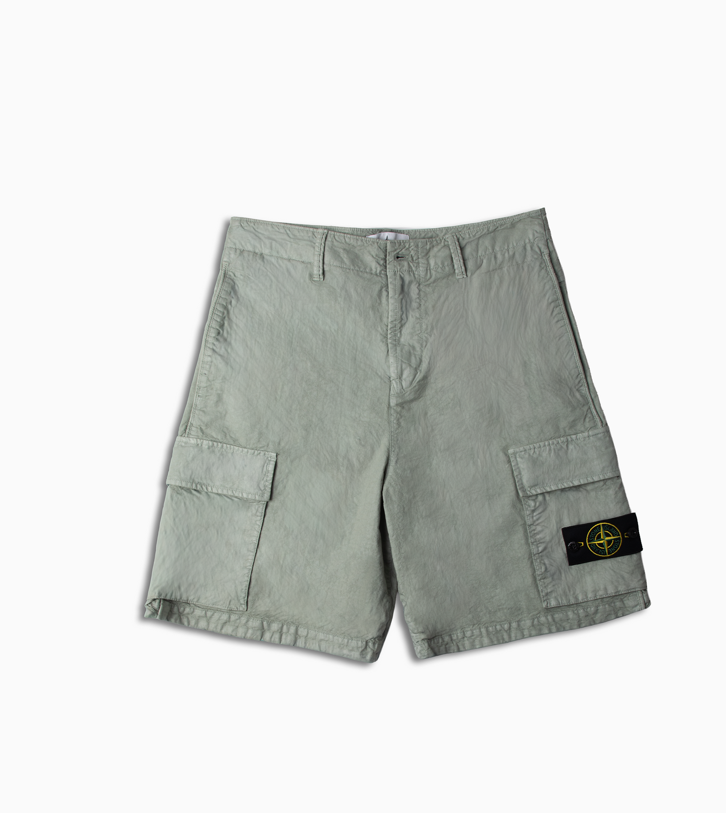 STONE ISLAND Nylon Panama Shorts Sage