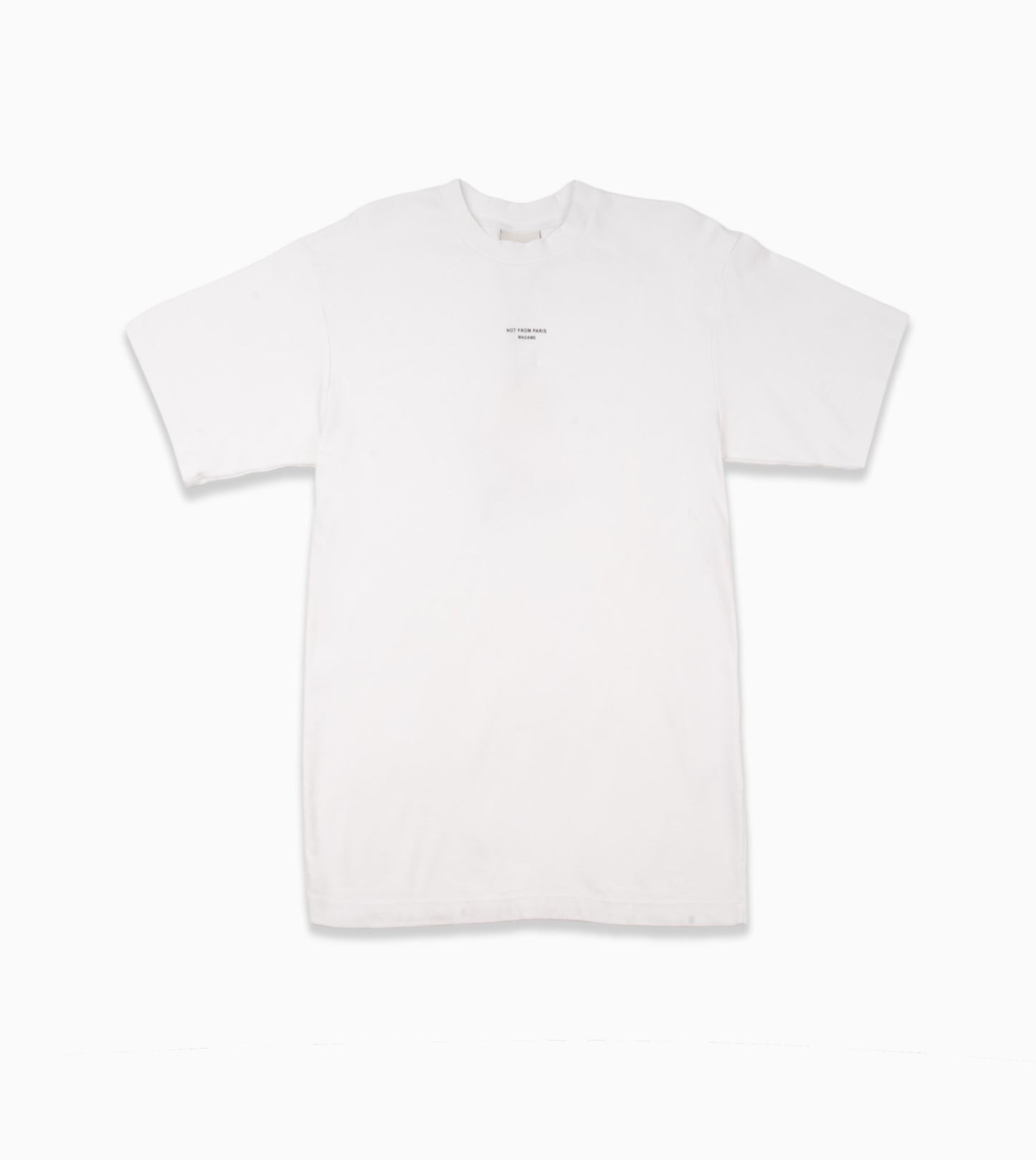 DRÔLE DE MONSIEUR Le T-Shirt Slogan Classique White