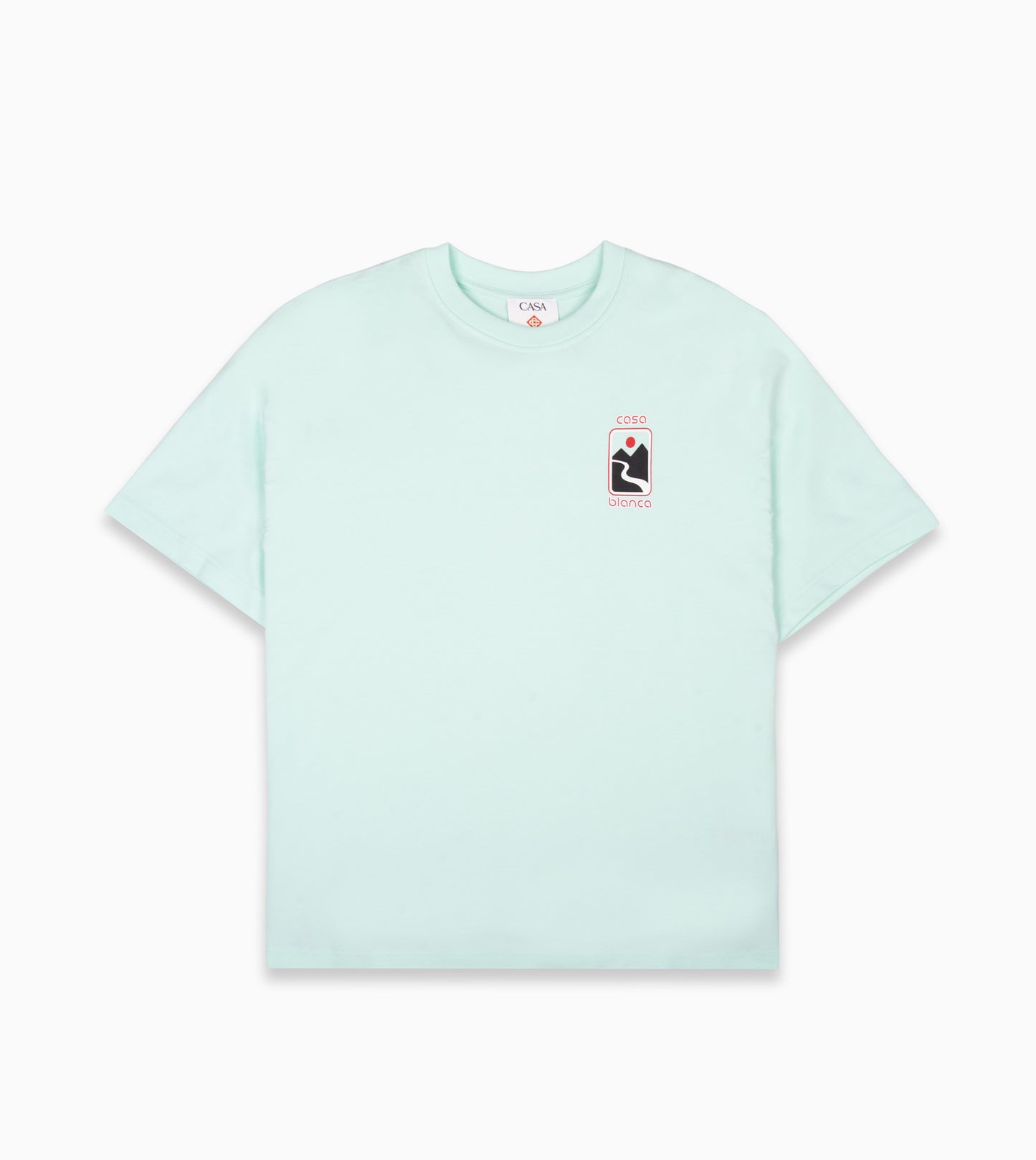 CASABLANCA Sunset Valley Screen Printed Oversized T-shirt