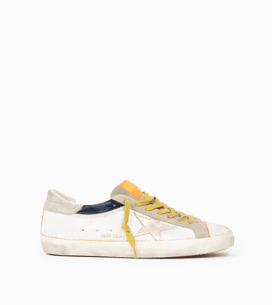 GOLDEN GOOSE SUPER STAR Net and Naplak Upper Suede