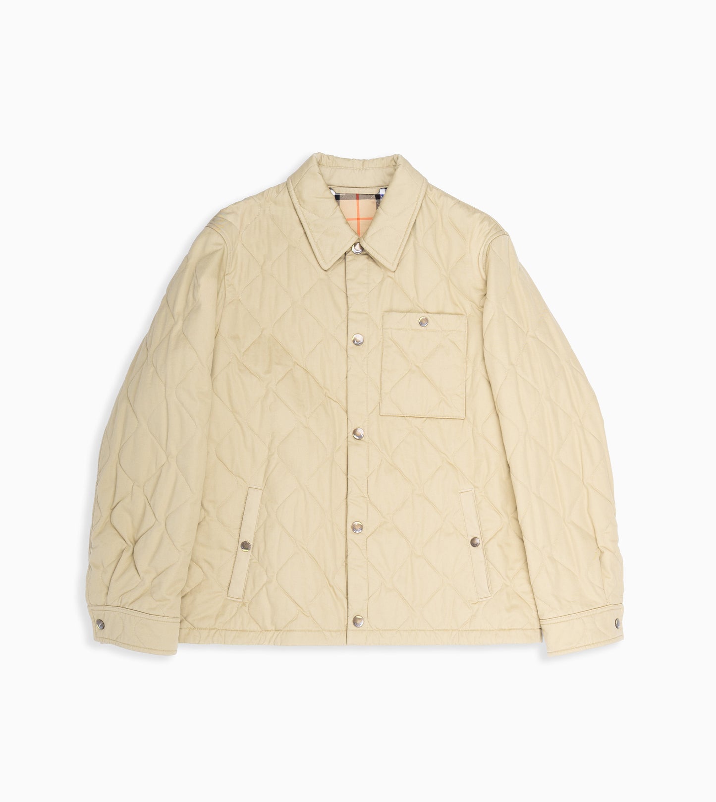 BURBERRY Quilted Gabardine Overshirt