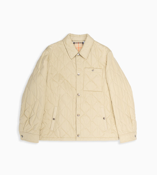 BURBERRY Quilted Gabardine Overshirt