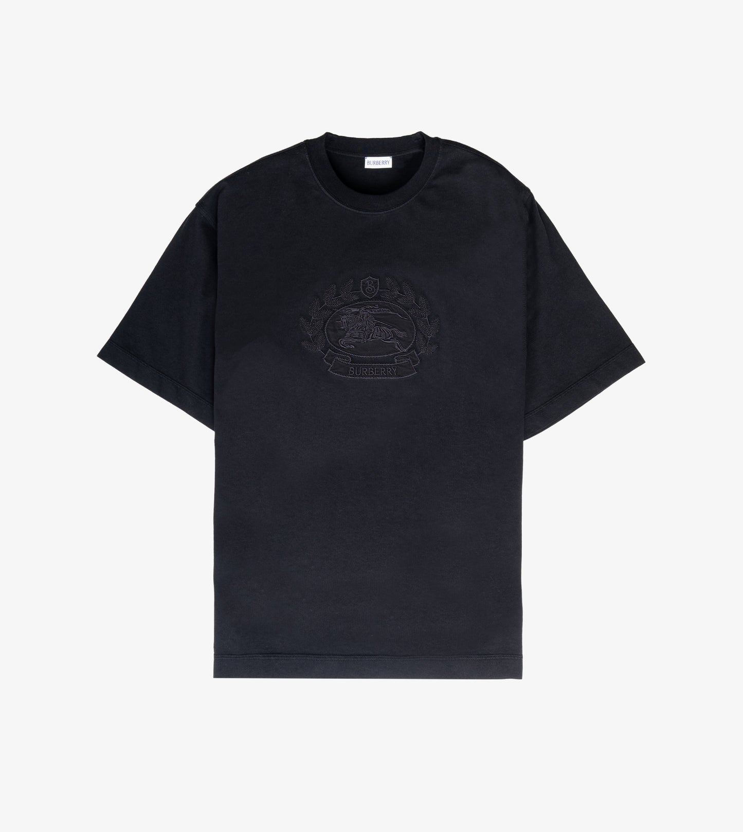 BURBERRY EKD Cotton T-shirt in Black