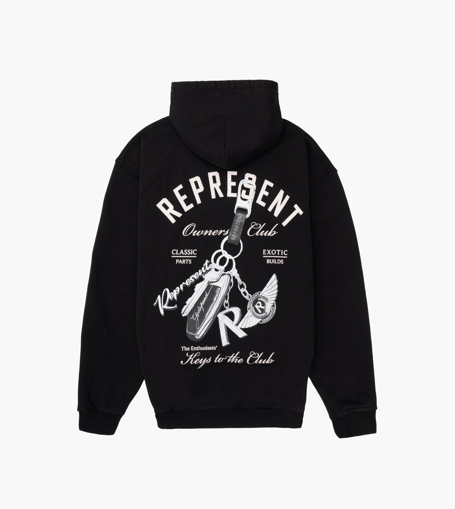 REPRESENT Keys to the Club Hoodie Black