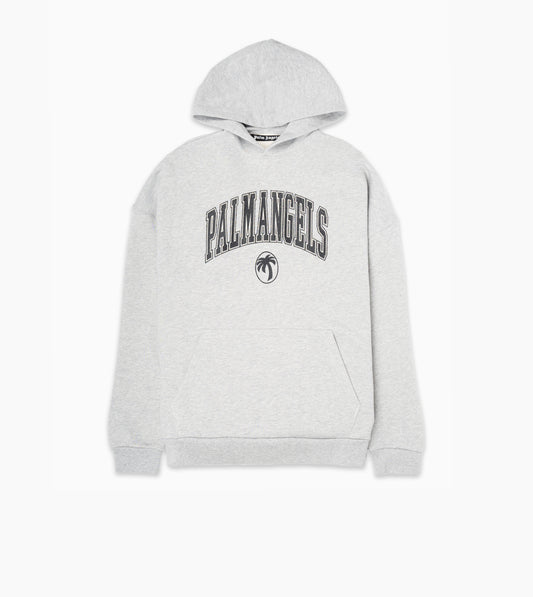 PALM ANGELS College Palm Hoody Grey