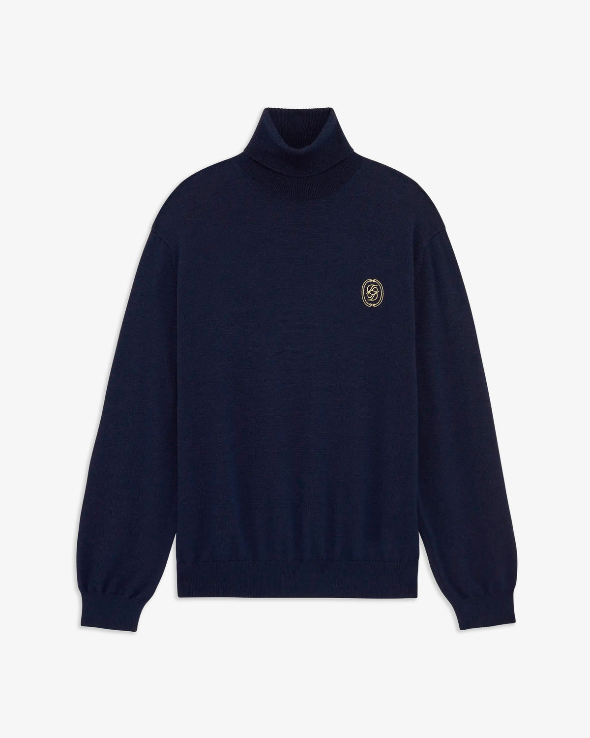 DRÔLE DE MONSIEUR D Mirror Wool Silk Turtleneck