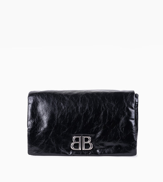 BALENCIAGA Monaco Flap Messenger Bag S