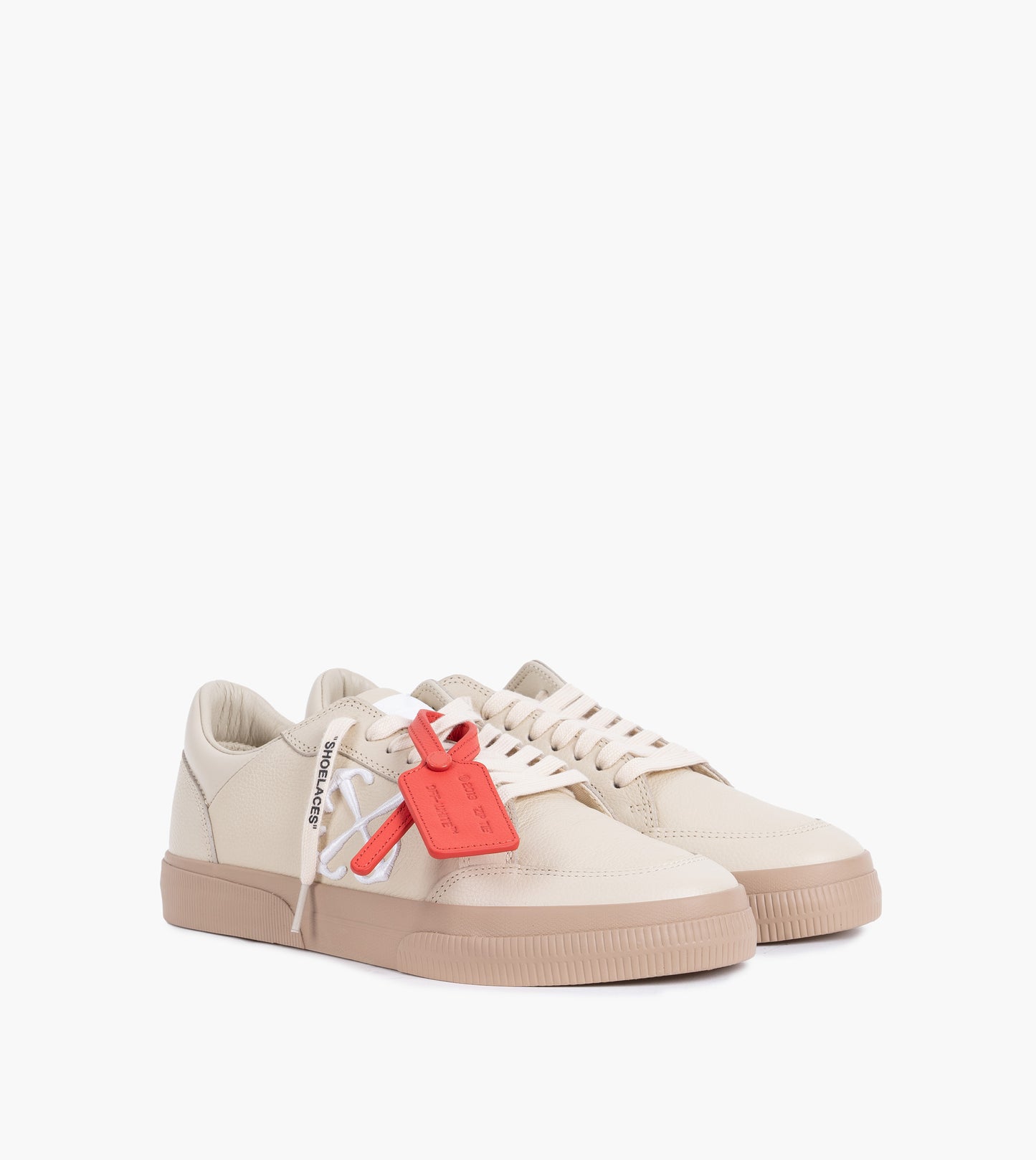 OFF-WHITE New Low Vulcanized Calf Leather Beige