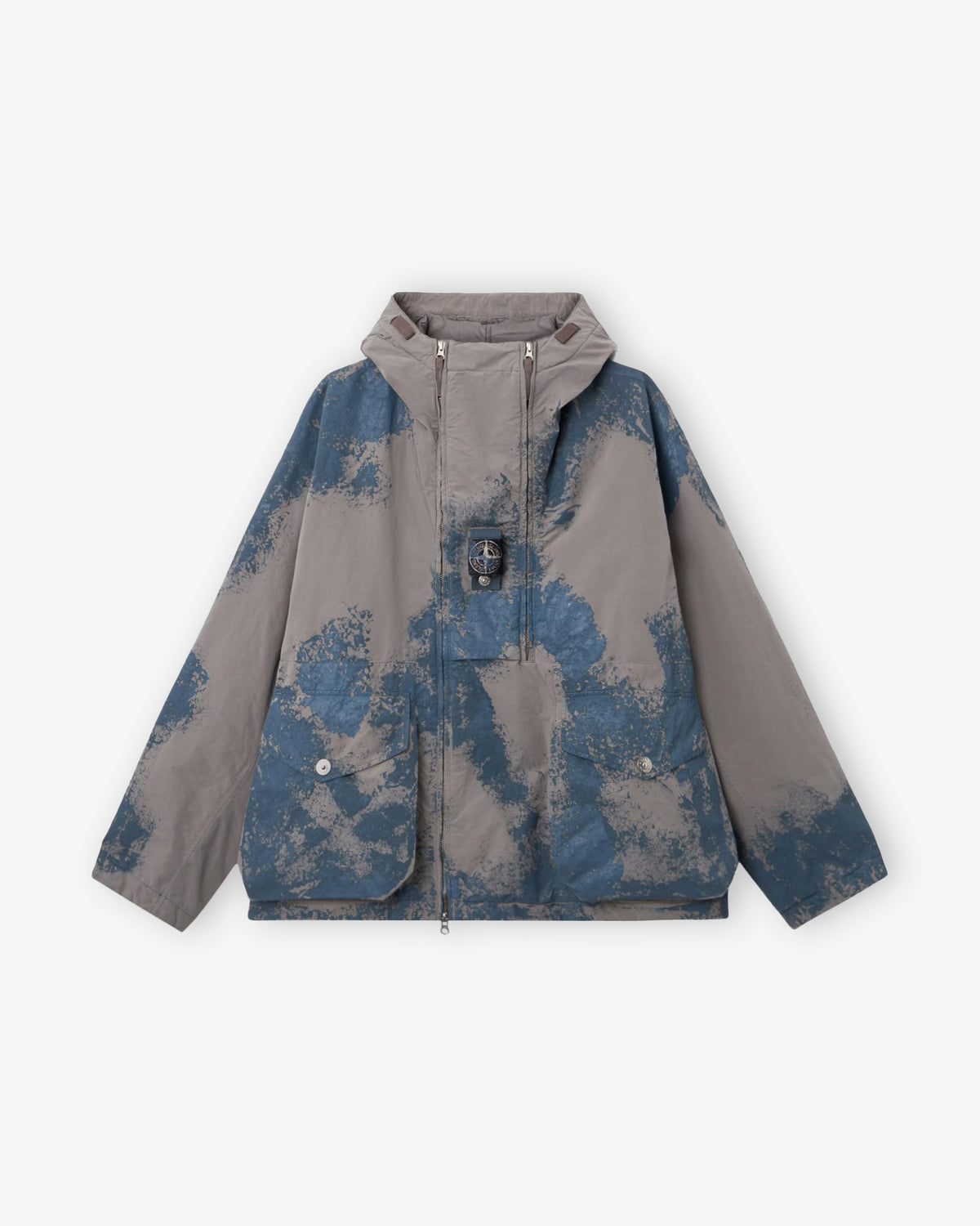 STONE ISLAND Short Parka grey