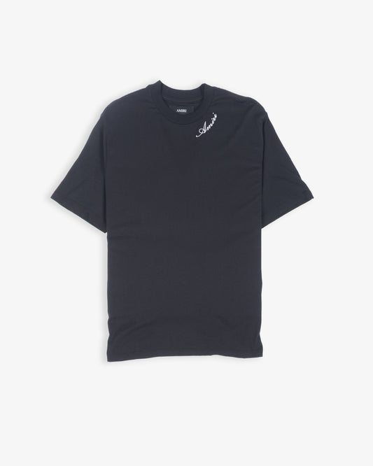 AMIRI Script Tee Black