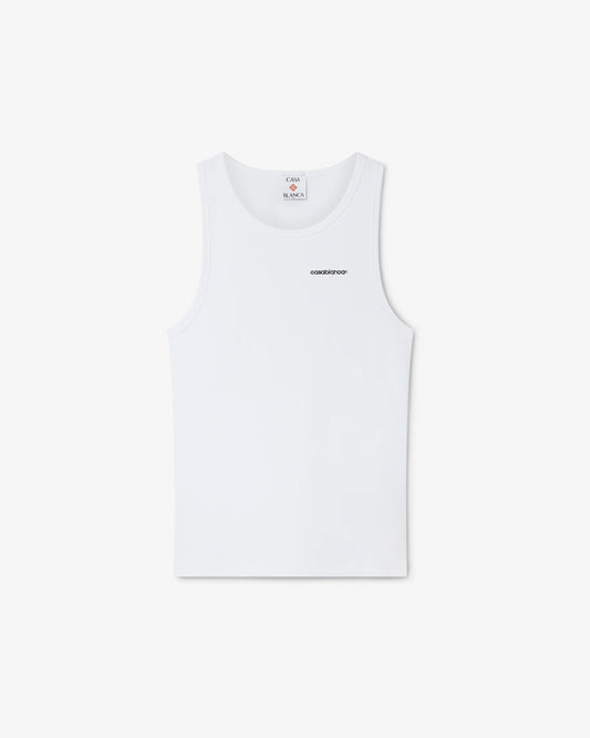 CASABLANCA Ribbed Tank Top