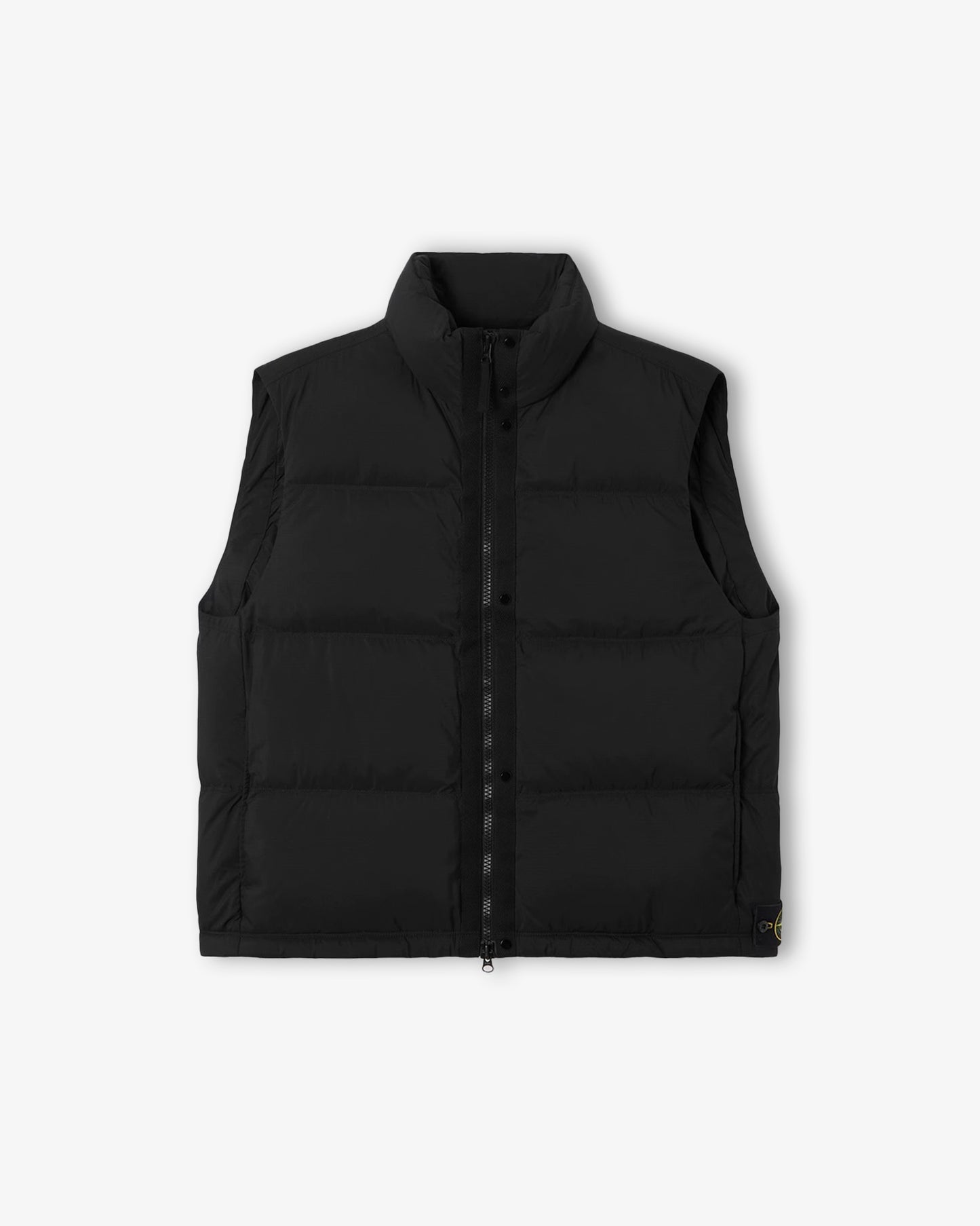 STONE ISLAND Down Vest black